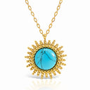 Onyx Solara Turquoise Necklace