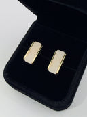 Shop the Blanka Stud Earrings featuring natural white sugar druzy stone and 18k gold-plated brass. Elegant, lightweight earrings designed for everyday luxury.