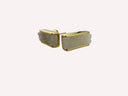 Shop the Blanka Stud Earrings featuring natural white sugar druzy stone and 18k gold-plated brass. Elegant, lightweight earrings designed for everyday luxury.