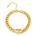 Onyx Cuban Link Bracelet