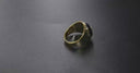 Natural Black Onyx Gold Statement RIng